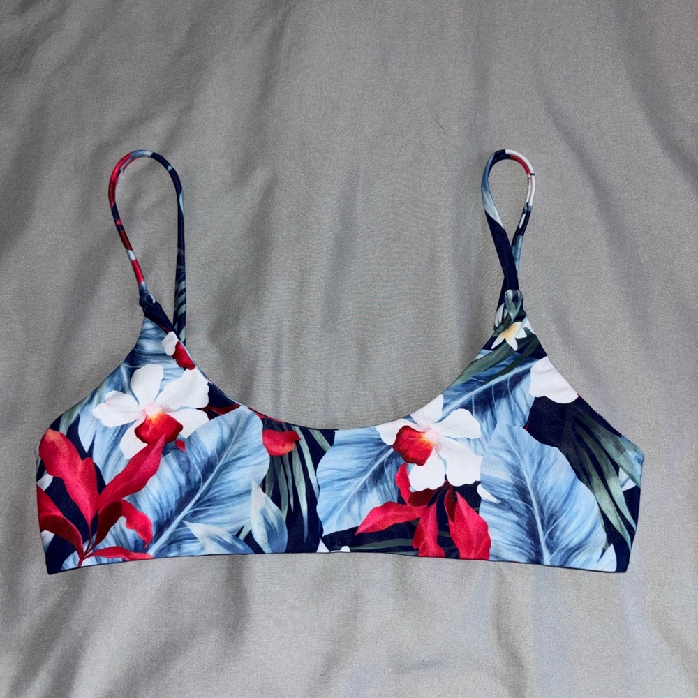 Floral Print Bikini Top